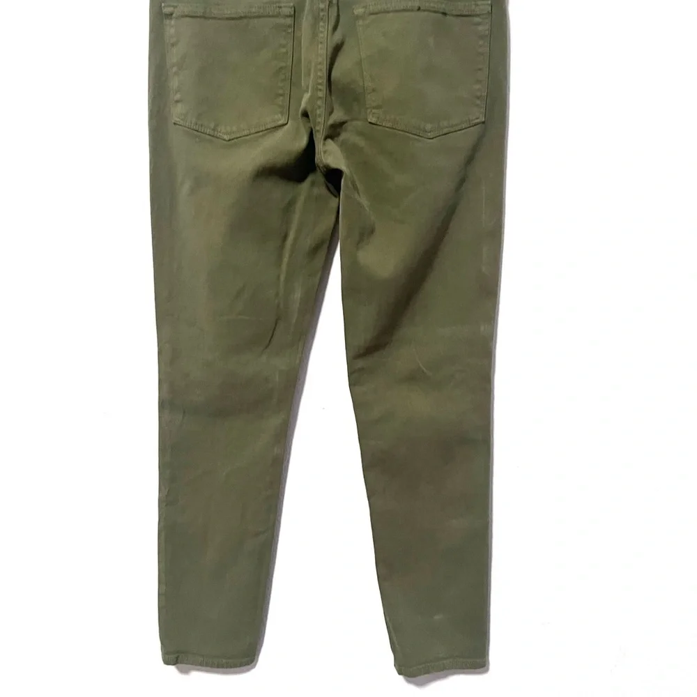 J. Crew Green toothpick Skinny Jeans with‎ Tapered Fit